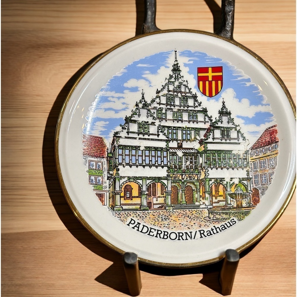 Winterling Bavaria Decorative Plate 8" Souvenir of the Paderborn/Rathaus